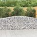 Maison Exclusive - Geknoopte gaasbakken, 7 stuks, 400x50x80/100 cm, verzinkt staal