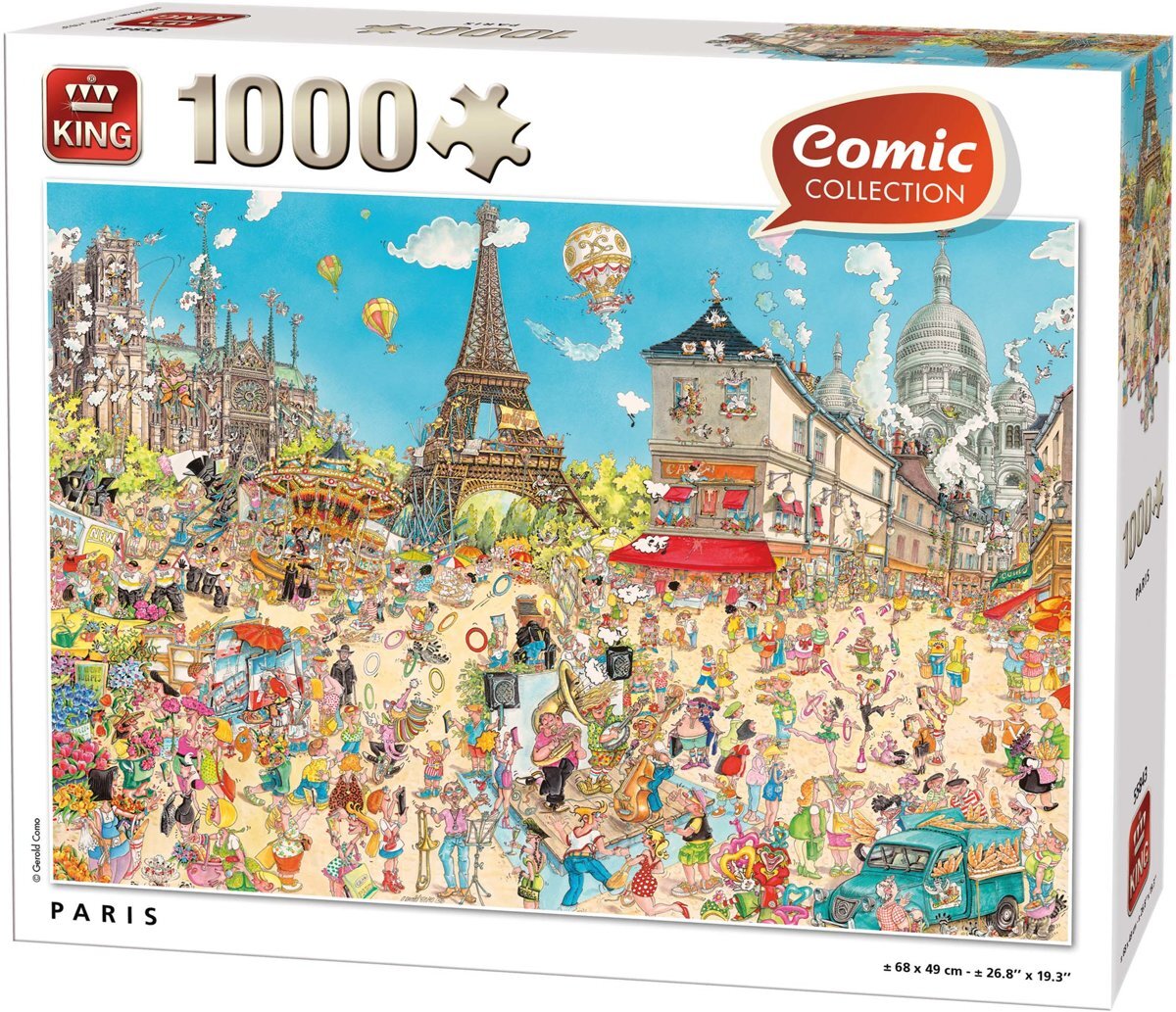 King Comic Puzzel 1000 Stukjes PARIS