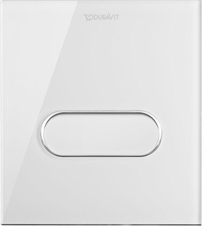 Duravit DuraSystem Actuator plate A1, for urinal, glass white