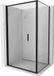 Mexen Exo douchecabine opvouwbaar 80 x 90 cm, transparant, zwart