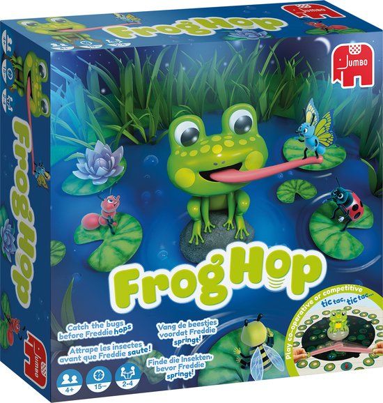 Jumbo Frog Hop - Kinderspel - Bordspel - Vanaf 4 Jaar