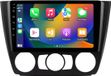 Happiq Autoradio met Bluetooth en CarPlay pour BMW Série 1 (E87, E81, E82, E88) (2004-2011) - Convient pour Apple et Android - Stéréo - Navigation - 2 Go 64 Go