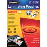 Fellowes 53093 lamineerfolie Capture 125 micron, DIN A2 (100 stuks) A6 / 125 Mikron