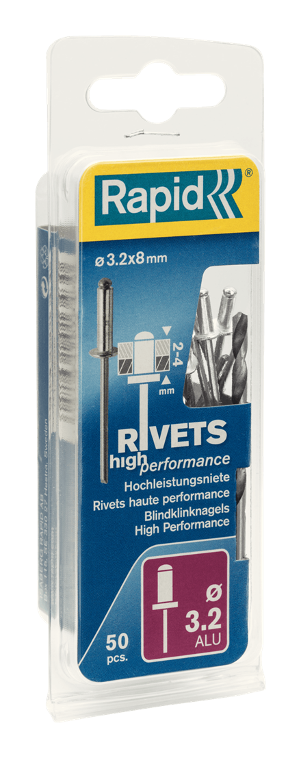 Rapid 5000383 - Klinknagels - 50 stuks