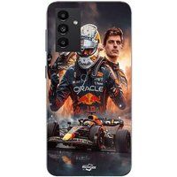 Maniacase Samsung Galaxy A54 5G Max Verstappen F1-kunstbehang hoesje