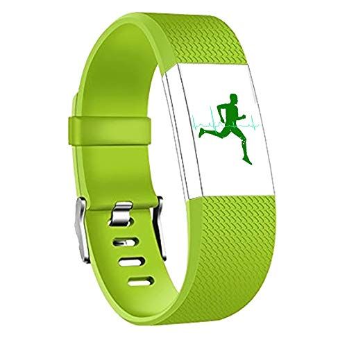 By Qubix Qubix sportbandje voor Fitbit Charge 2 - Small - Groen