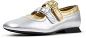 CAMPER Ballerina met riempjes 'Casi Myra' goud / zilver