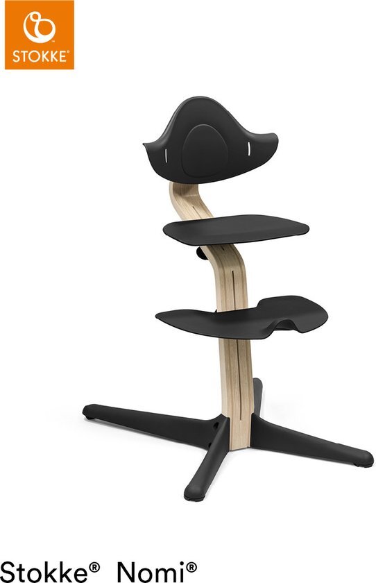 Stokke&#174; Nomi&#174; stoel Black/Naturel