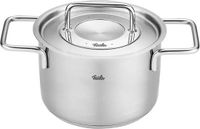 Fissler Pure Kookpan Laag met RVS Deksel - Ø 16cm - 2,1L