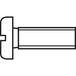 TOOLCRAFT 888683 Vis à tête cylindrique M2.5 30 mm Fente DIN 84 Acier zingué 1 pièce(s)
