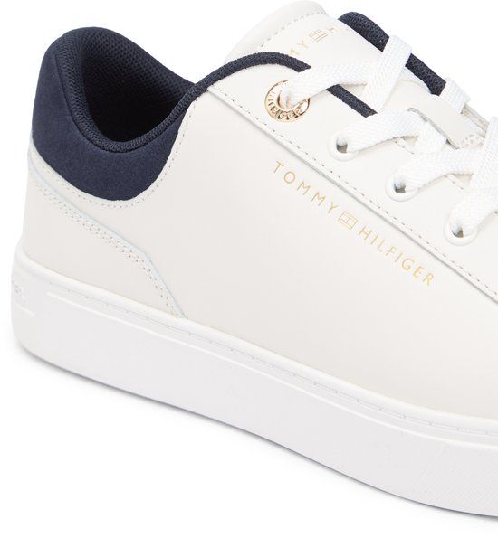 Tommy Hilfiger Vrouwen Laarzen Leer Ecru / Space Blue Maat 41