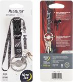 Nite Ize Medallion Key Lanyard Karabijnhaak Zilver