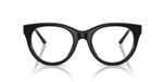Dolce & Gabbana DG 3433 Lunettes De Vue Femme Noir Rondes 51mm