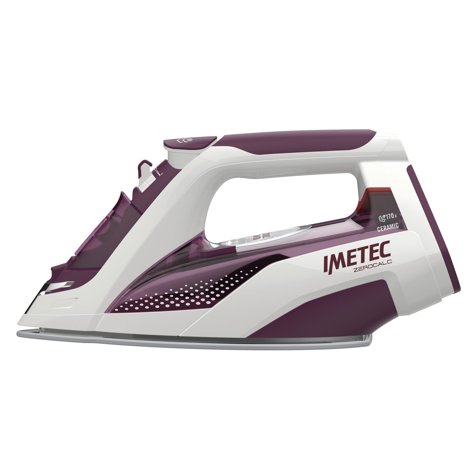 Imetec ZeroCalc Z3 3900 - Stoomstrijkijzer - 2400 Watt - Wit/Paars