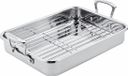 Scanpan Impact Braadslede - 42 x 26 cm - Inox
