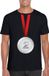 Bellatio Decorations Shoppartners Bv Zilveren medaille kampioen shirt zwart heren S