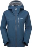Rab Firewall Mountain Jacket Wmns - Blauw - Dames - XL - Waterdicht - Winddicht - Hardshell