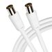 Maplin MAVTV002-020 coax-kabel 2 m IEC Wit