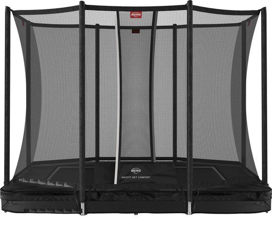 BERG Ultim Favorit InGround 280 Black + Safety Net Comfort