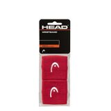 HEAD Uniseks volwassenen 2,5 zweetband, rood, eenheidsmaat