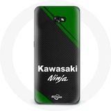 Maniacase Hoesje voor Samsung Galaxy A3 2017 kawasaki ninja logo