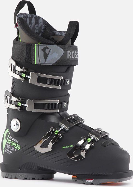 Rossignol Hi-Speed Pro 120 MV GW Skischoenen Zwart/Groen Heren - Maat 26.5