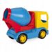 Wader Tech Truck Bétonnière 24,5 cm - Véhicule de construction durable pour enfants