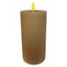 Mansion Atmosphere LED kaars oplaadbaar 7.5x15cm rustic sand
