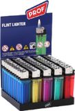 Prof Aanstekers Prof transparant - assorti kleuren - displaydoos 50 stuks