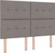 vidaXL Boxspringbed met hoofdeinde Taupe 160 x 200 cm Stof