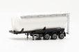 Herpa 075848-002 Onderdelen Service, Feldbinder silo trailer 42 m³, 1 stuk, op een schaal van 1: 87, bouwen, kunststof miniatuurmodel voor handwerk, wit