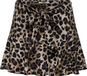 ONLY Rok ONLPOPTRASH Korte rok A-lijn Panterprint Viscose Light Taupe