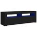 vidaXL TV meubel met LED-verlichting 120x35x40 cm zwart