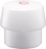 Halder Kunststofhamerkop | hoofd-d. 140 mm | superplastic wit middelhard | 1 stuk - 3207.141