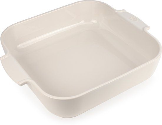 PEUGEOT Appollia Ovenschaal - vierkant - ecru - 30 cm