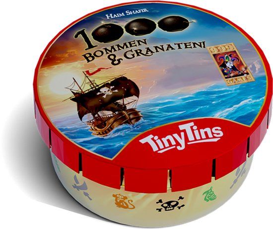 999 Games Tiny Tins: 1000 Bommen en Granaten - Reisspel