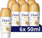 Dove Advanced Care Go Fresh Passievrucht Anti-Transpirant Deodorant Roller - 6 x 50 ml