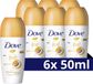 Dove Advanced Care Go Fresh Passievrucht Anti-Transpirant Deodorant Roller - 6 x 50 ml