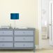 Merkloos Relaxdays Tafellamp Fluweel Kristal Blauw E14 Fitting
