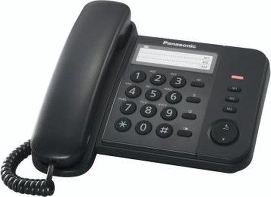 Panasonic KX-TS520EX1B Analoge telefoon Zwart