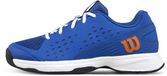 Wilson Rush Pro Junior Chaussure de tennis Deja Vu Blue/Orange Tiger/White Taille 33
