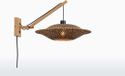 GOOD&MOJO Wandlamp Bali - Bamboe/Zwart - 55x44x44cm