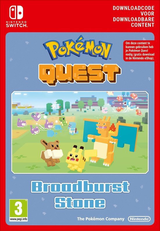 Nintendo pokemen quest broadburst stone (download code) Nintendo Switch