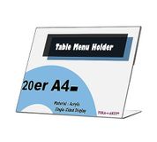 TUKA-i-AKUT 20X A4 acryl displaystandaards tekenhouder