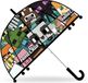 Minecraft - Automata - Transparante Paraplu met Minecraft Thema (70cm)