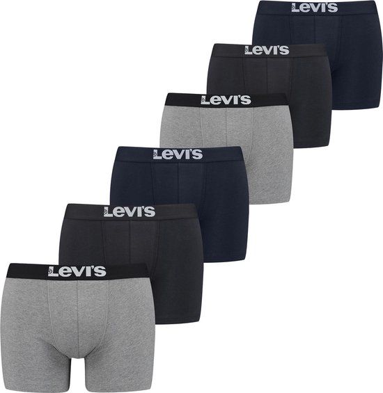 Levi's 6P Boxers Basic Combi Multi - Men - Size S - 6-Pack