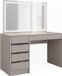 Vicco Sherry Kaptafel – 120 cm met LED-spiegel Kasjmier