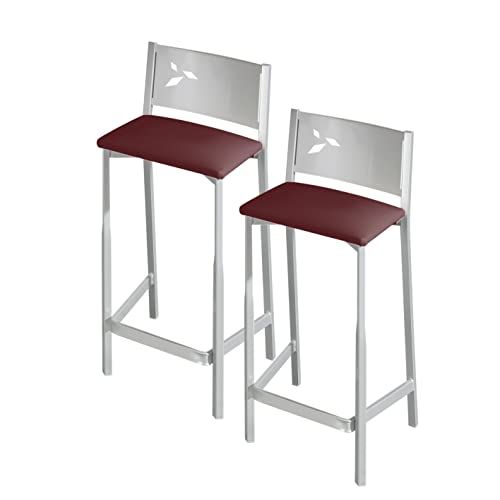 ASTIMESA TAACBL Keuken Krukken - 60 cm - Kunstleer - Bordeaux (Set van 2)