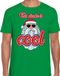 Bellatio Decorations Fout Kerst shirt / t-shirt - Stoere kerstman - this dude is cool - groen voor heren - kerstkleding / kerst outfit M