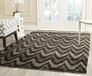 Safavieh TMF343, woonkamertapijt, handgemaakt hennep 120 x 180 cm bruin/bruin.